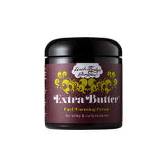 Uncle Funky's Daughter Extra Butter Curl Forming Creme bottle aids detangling and smooths curls
