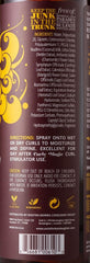 Ingredients scene showing coconut milk nettle chamomile for nourished curls