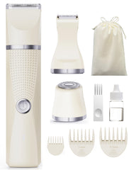 Unibono 3-in-1 razor with foil head for smooth bikini-area grooming.