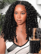 UNICE curly wig with finger coil ends for defined texture and versatile styling