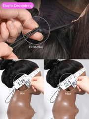 UNICE Yaki Straight Bob wig back view highlights natural crown and full look