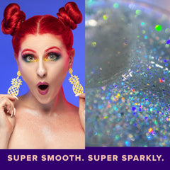 UNICORN SNOT glitter gel disco hair glow for festival shine