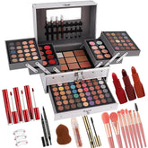 UNIFULL 132-color all-in-one kit contents showcasing diverse shades for versatile looks