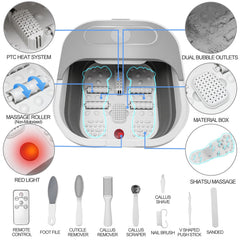 UNIFULL pedicure-kit storage box shows organized spa accessories for at-home foot care.