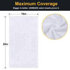 UNIMADE microfiber closeup highlights soft texture and high absorbency.
