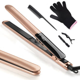 UNOBEY hair straightener ceramic floating plates for snag-free glide and smooth finish.