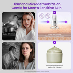 UNOISETION Diamond Microdermabrasion Machine side panel highlights durable build