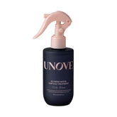 UNOVE No-Wash Water Ampoule Treatment bottle demonstrates sleek design for frizz control.
