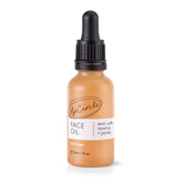 UpCircle coffee oil serum bottle close-up for hydrated skin