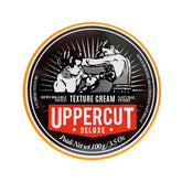 UPPERCUT DELUXE Texture Cream tube close-up for quick, lightweight styling.