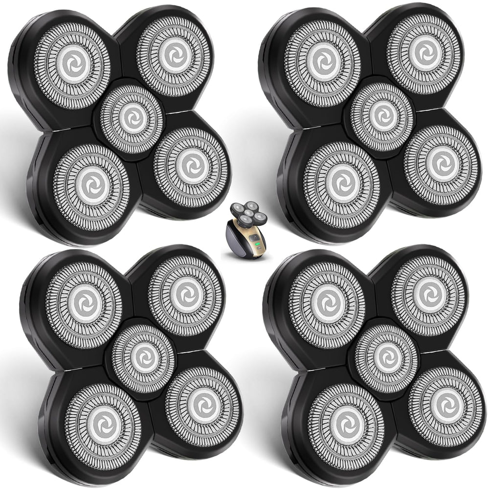 UPTARD head shaver replacement head 4-pack for easy at-home grooming.