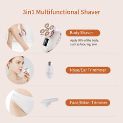UPTARD waterproof razor for wet or dry shaving in the shower.