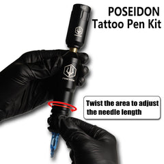 UPTATSUPPLY Poseidon cartridge needles laid out for stable ink flow and color packing.
