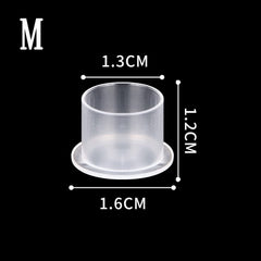 UPTATSUPPLY tapas de tinta 14mm, tamaño medio para tatuajes precisos.