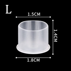 UPTATSUPPLY ink caps base 17mm close-up shows sturdy plastic for reliability