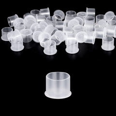 UPTATSUPPLY tattoo ink caps base 17mm pack front view for organized pigment workspace