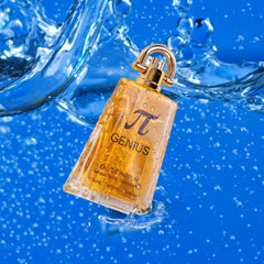 Genius top notes blend mandarin, rosemary and pine for a fresh opening.