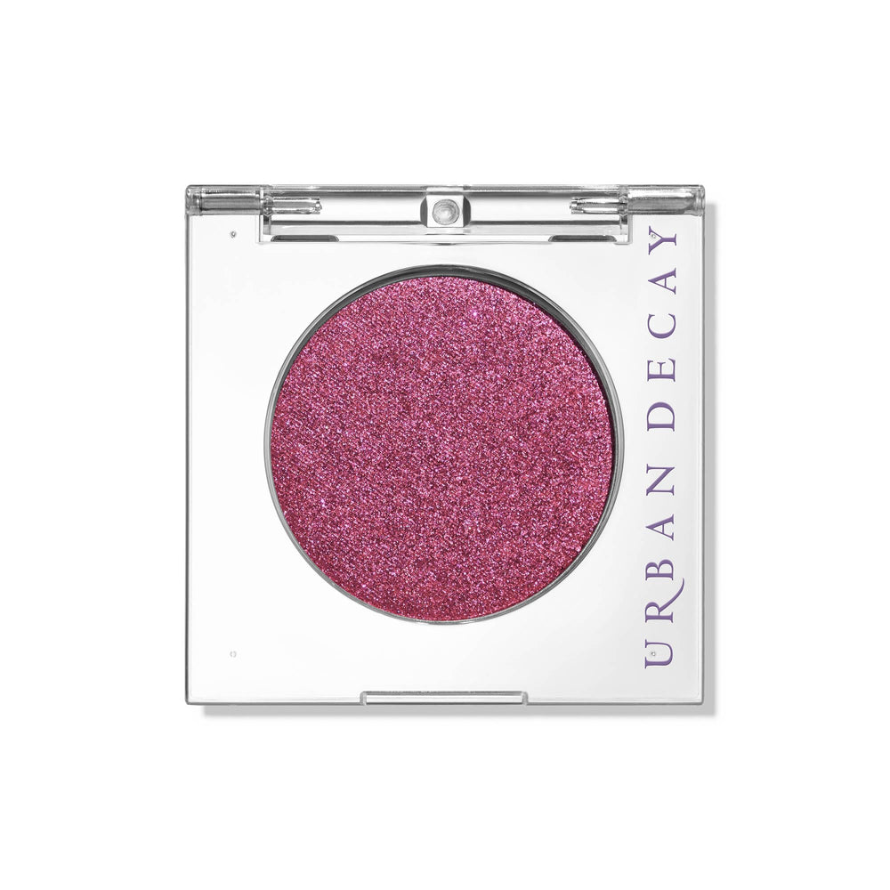 Urban Decay 24/7 Eyeshadow Single Floored compact open shows rich pigment and smooth application.