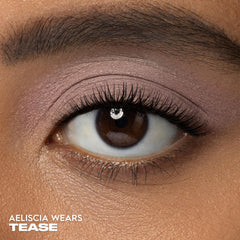 Urban Decay 24/7 Eyeshadow Tease swatch 1 showing rich pigment for precise crease work.