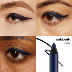 URBAN DECAY 24/7 Sabbath pencil close-up highlights creamy, tug-free glide.
