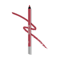 Urban Decay 24/7 Glide-On Lip Pencil Manic Rosy Wine packaging shows premium, longwear lip liner for on-the-go use.