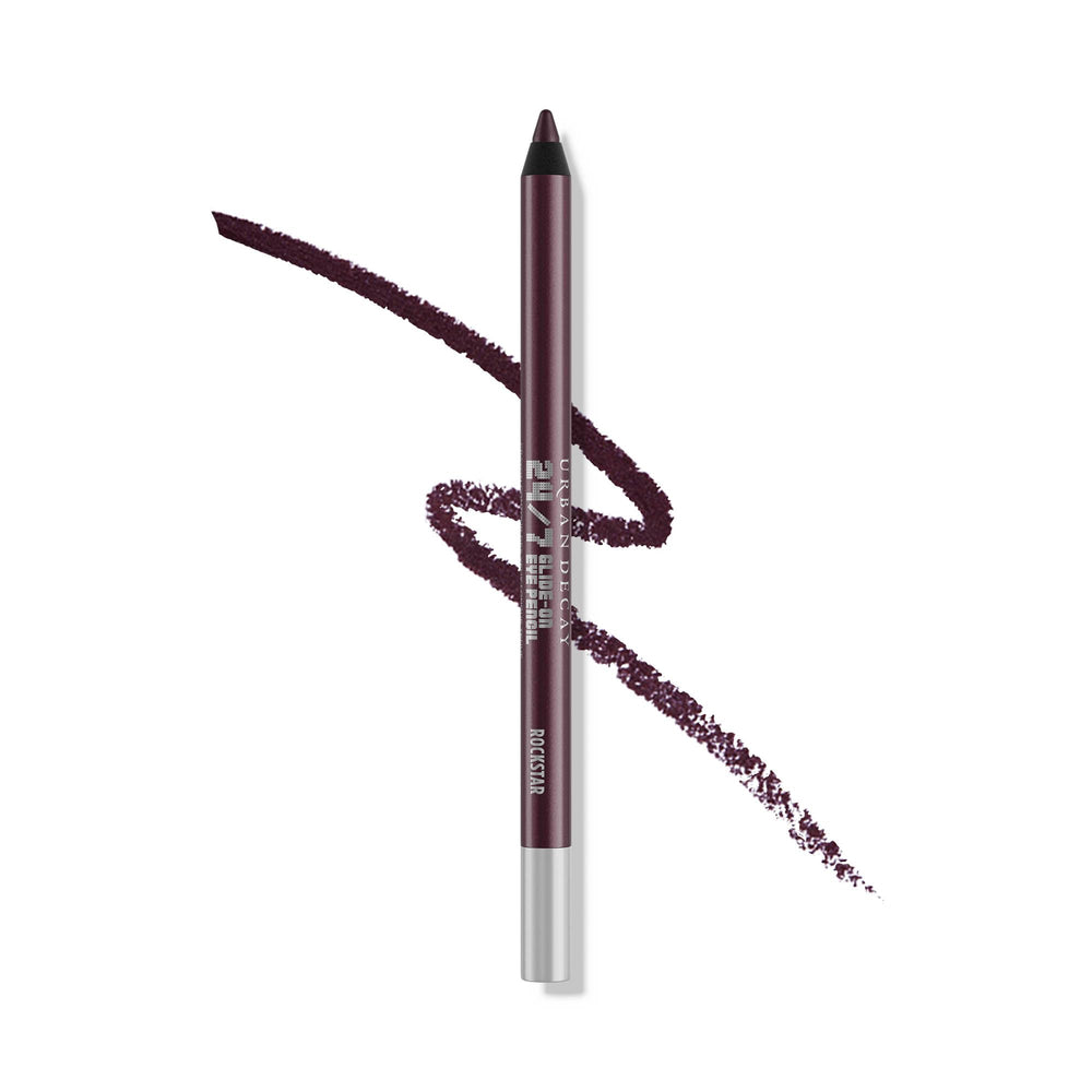 URBAN DECAY 24/7 Glide-On Rockstar packshot shows bold eggplant shade for versatile looks