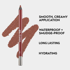 Urban Decay 24/7 Glide-On Lip Pencil moisturizing formula for comfortable wear.