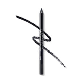 Urban Decay 24/7 Waterline Eyeliner Legend matte-black pencil swatch for long-wear definition.