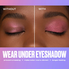 Urban Decay Primer Potion wand application delivers precise, smooth primer for flawless lids