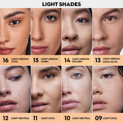 Urban Decay Face Bond Foundation spread on skin demonstrating seamless skin like coverage