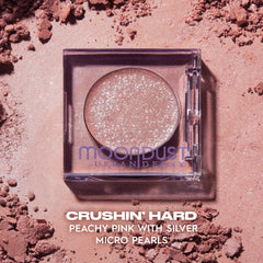 Urban Decay Moondust close-up micro-fine glitter creates a refined, chunk-free glow.