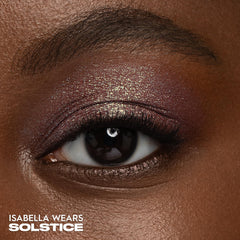 Urban Decay Moondust Solstice wet-look application reveals a foil-like shine.