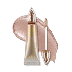 Urban Decay Shimmer Eyeshadow Primer Potion Sin closeup swatch for vibrant color