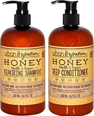 Urban Hydration Honey Health and Repair Shampoo bottle front—sulfate-free cleansing for all hair types.