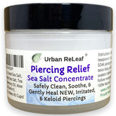 Urban ReLeaf Piercing Relief bottle-concentrated aftercare for soothing piercings.