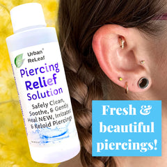 Urban ReLeaf Tea Tree Oil bottle supports quick healing and clean aftercare