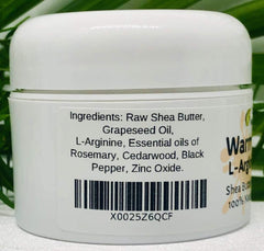 Using Urban ReLeaf Warm Relief Salve in hand for gentle warming massage