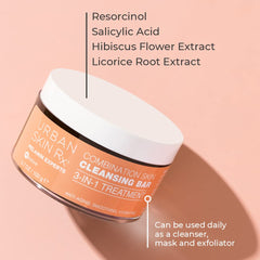 Urban Skin Rx bar and exfoliating sponge demonstrates convenient cleansing and exfoliation in one step.