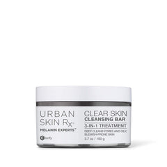 Urban Skin Rx Clear Skin 3-in-1 bar lather close-up for oil control.