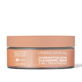 Urban Skin Rx Combination Skin 3-In-1 Bar with jar showcases multitasking daily skincare.