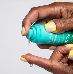 Urban SkinRx YouthHero hyaluronic-acid close-up highlights hydration for softer, plumper skin.