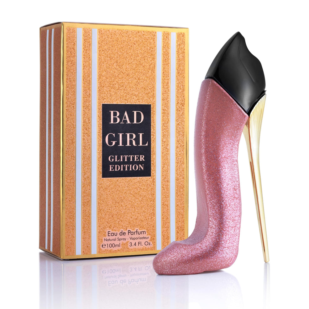 Urban Collection Bad Girl Glitter Edition 100ml bottle for all-day fragrance presence.