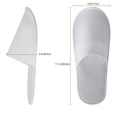 UrbanRoots white spa slippers one-size-fits-most suitable for most guests