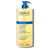 Uriage Xémose cleansing oil bottle (1 L) for gentle face and body cleansing.