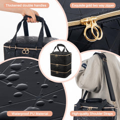 Uross bag with sturdy handles for on-the-go nail tech sessions.