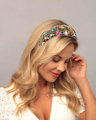 Urwomin Velvet padding headband provides comfortable wear during long celebrations