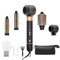 USbelff Hair Styler Dryer Brush front view for easy, comfortable styling