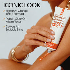 Vacation Orange Gelée SPF 30 label emphasizes sun protection with a mineral-oil-free formula.