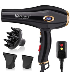 VAGARY 6685G dryer front view with compact professional design for salon use