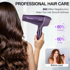 VAGARY 6690A with diffuser attached to reduce frizz on curls